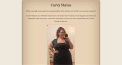 Desktop Screenshot of curvyshrine.com