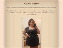 Tablet Screenshot of curvyshrine.com